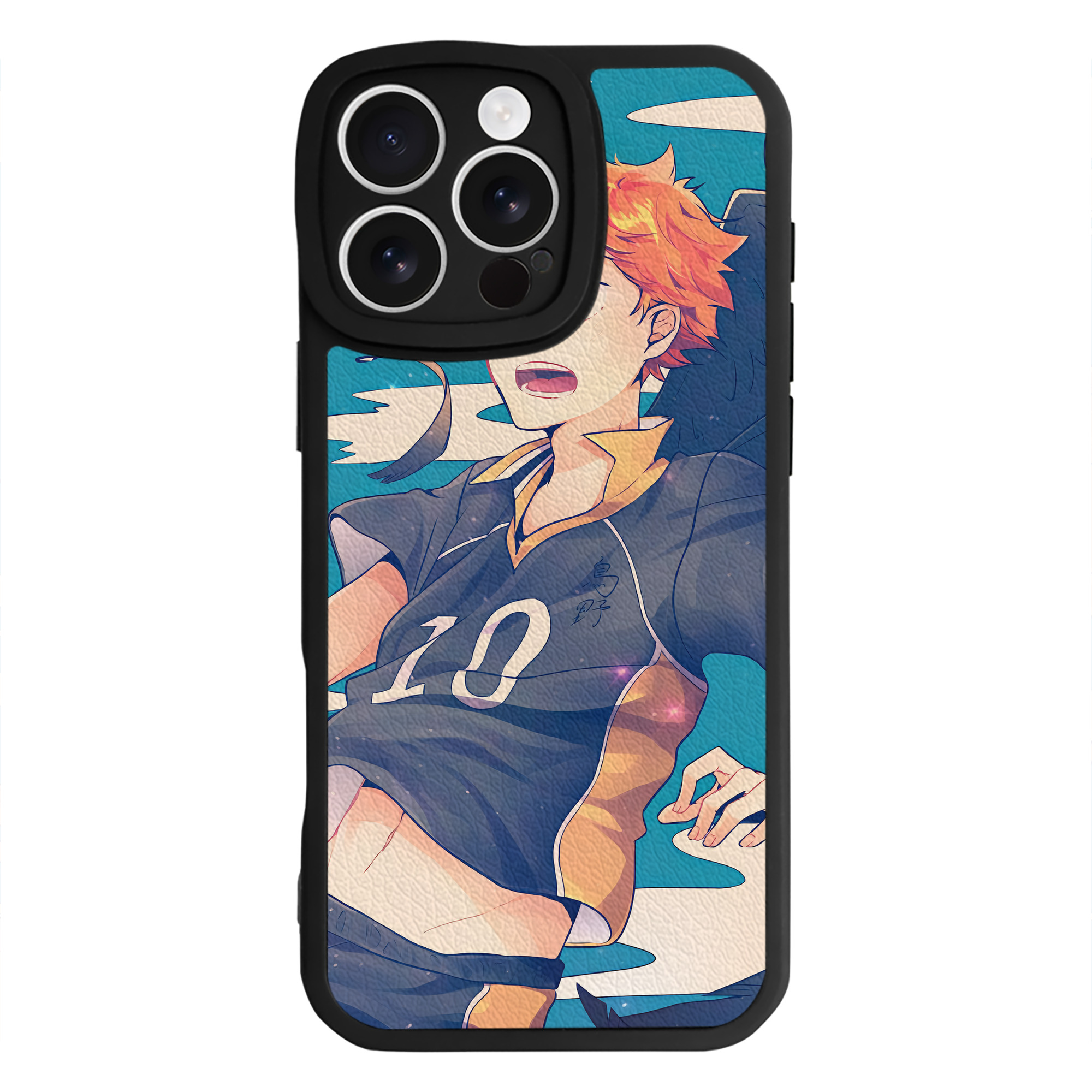 （画像用） ハイキュー!! Haikyu!! 【iPhone 16シリーズ対応】シリコンスマホケース（レザー調） 材質：シリコン